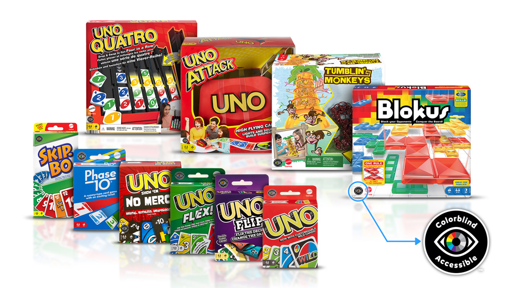 Los niños daltónicos pronto podrán jugar con los juegos de Uno y Blokus