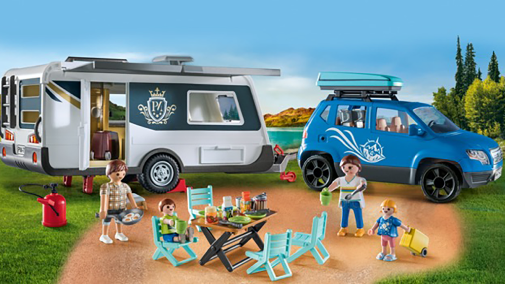 Demostración de juguetes: Playmobil caravana con coche