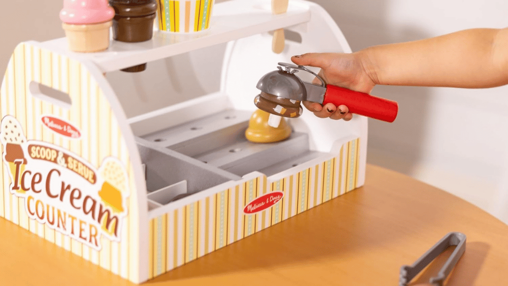 Demostración de juguetes: Melissa y Doug Set de carrito de helados