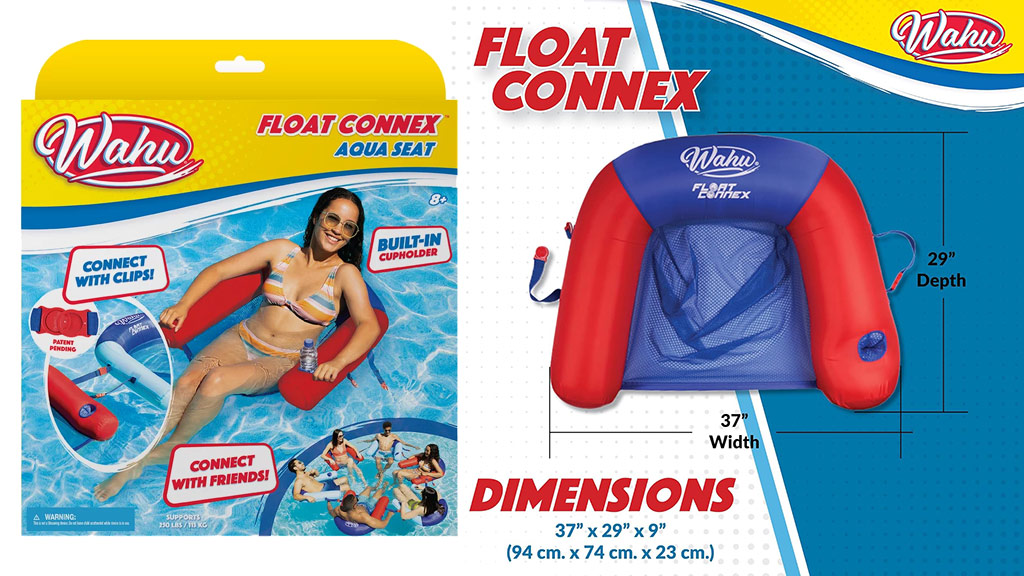 Presentación de juguetes: Goliath Wahu Float Connex Aqua Chair
