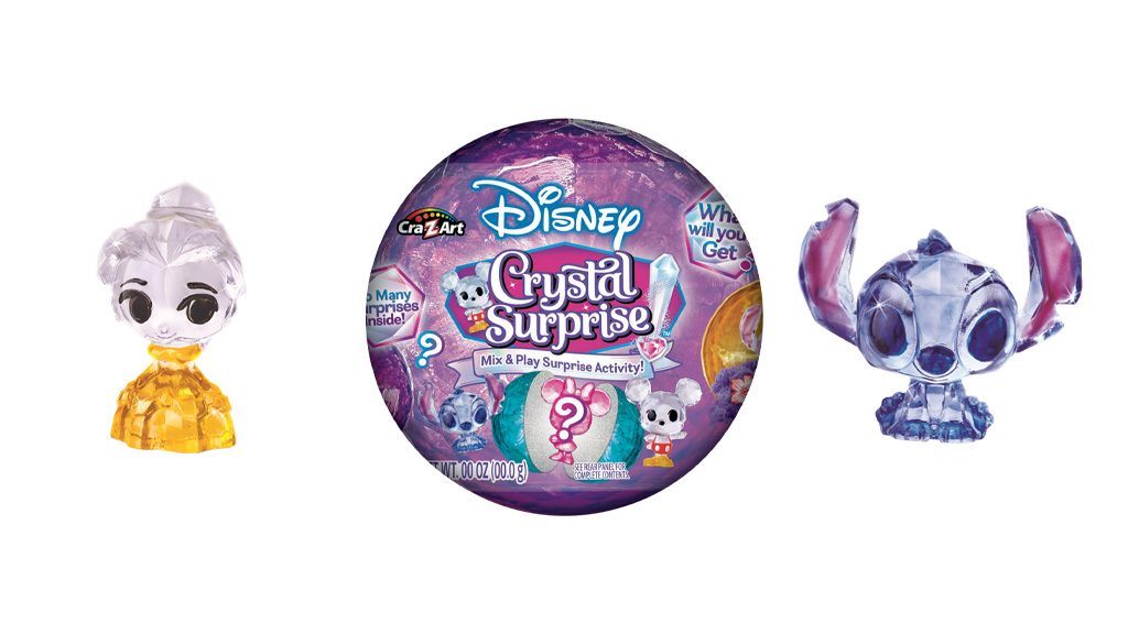 Colecciona los adorables personajes de la serie Cra-Z-Art Disney Crystal Surprise