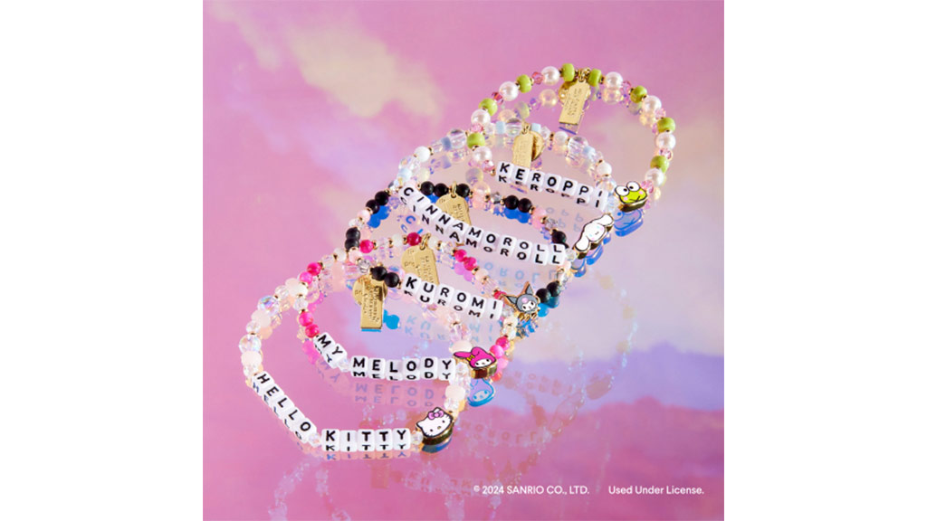 Los niños pueden unirse a Hello Kitty y sus amigos con las últimas pulseras de amistad de Little Words Project