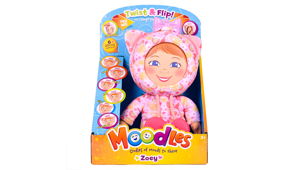 Presentación de juguetes: Sunny Day Entertainment Moodles muñeca de 12 pulgadas