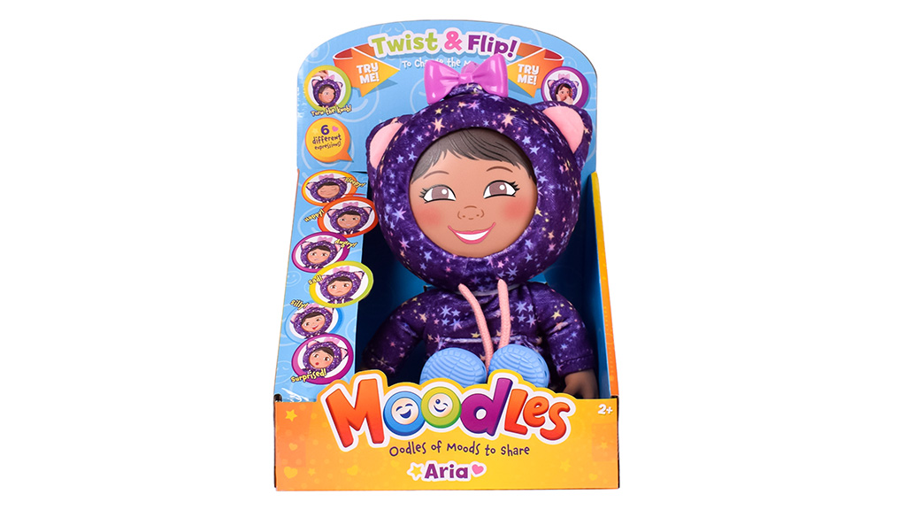 Presentación de juguetes: Sunny Day Entertainment Moodles muñeca de 12 pulgadas