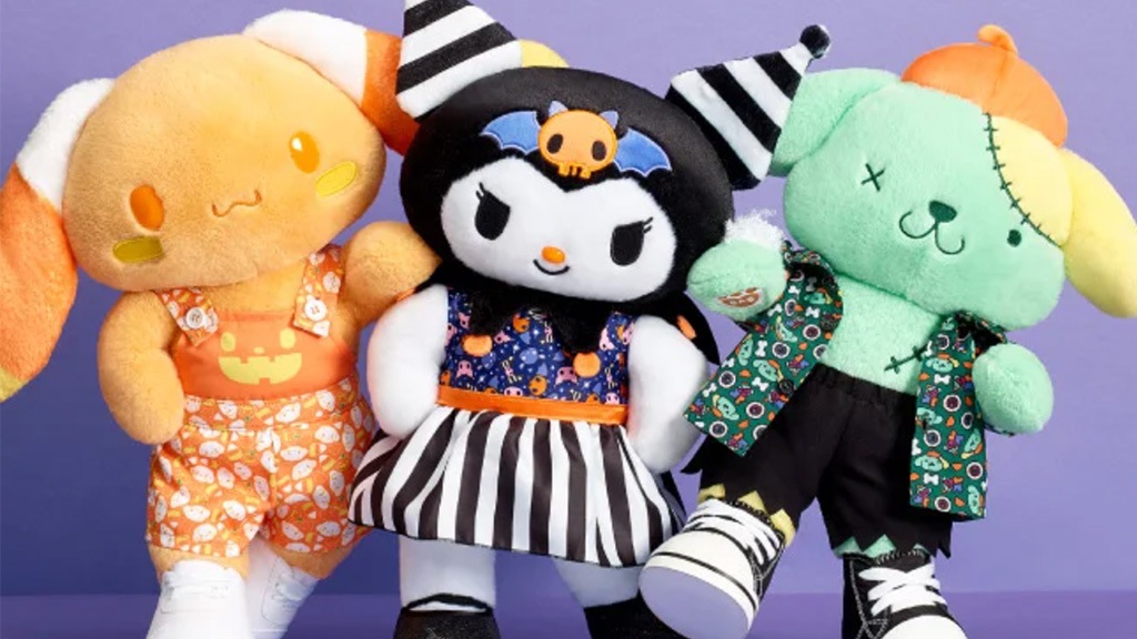 Build-A-Bear da una aterradora transformación a los personajes de Sanrio con la nueva colección de Halloween.