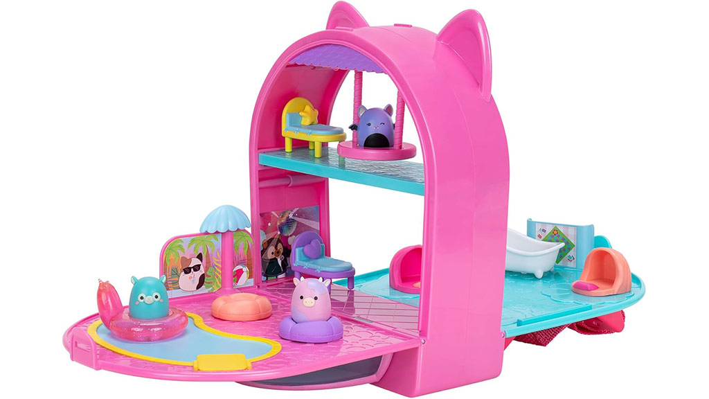 Presentación de juguetes: Jazwares Squish-a-Longs Party Pack On-The-Go sets de juego
