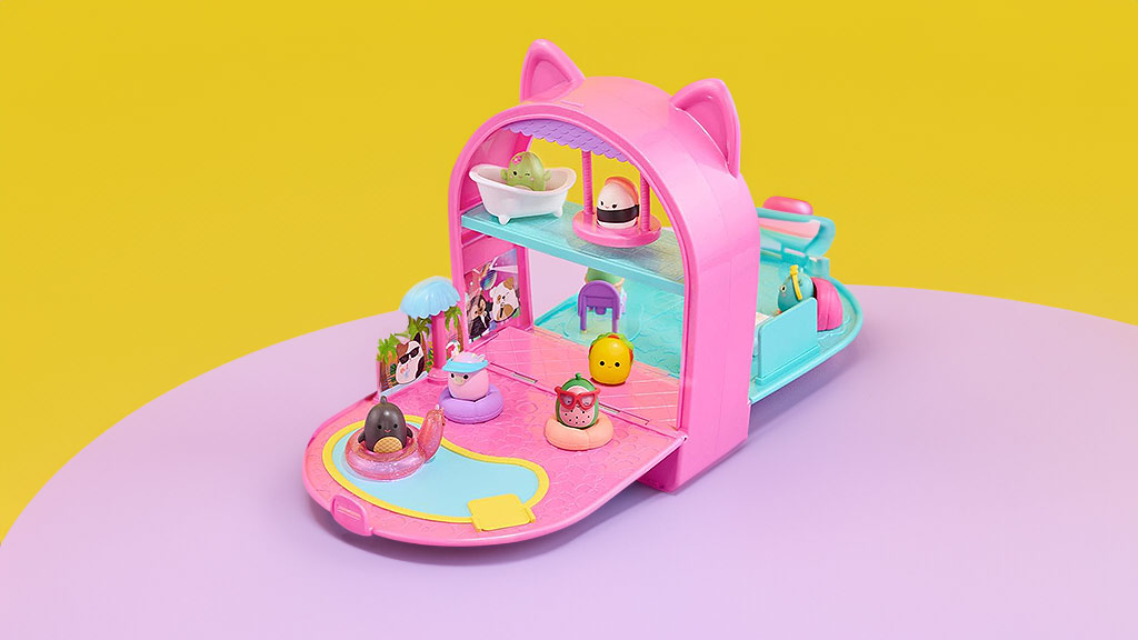 Presentación de juguetes: Jazwares Squish-a-Longs Party Pack On-The-Go sets de juego