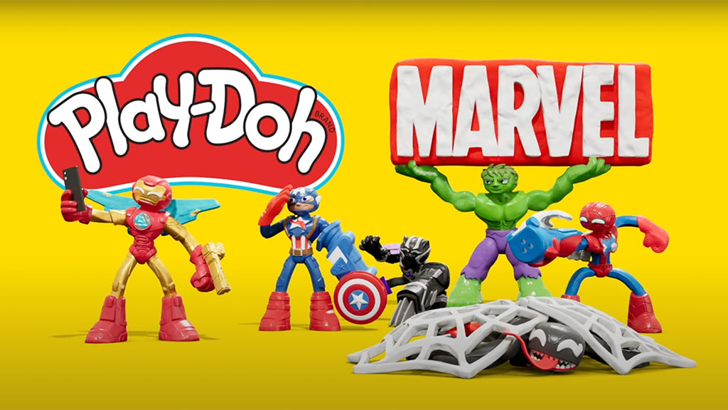 Hasbro y Marvel se han unido para una serie de YouTube de Play-Doh Marvel