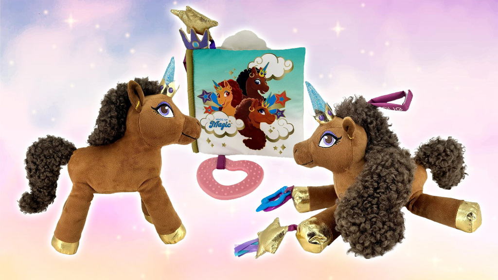 Kids Preferred presenta los mágicos juguetes Afro Unicorn