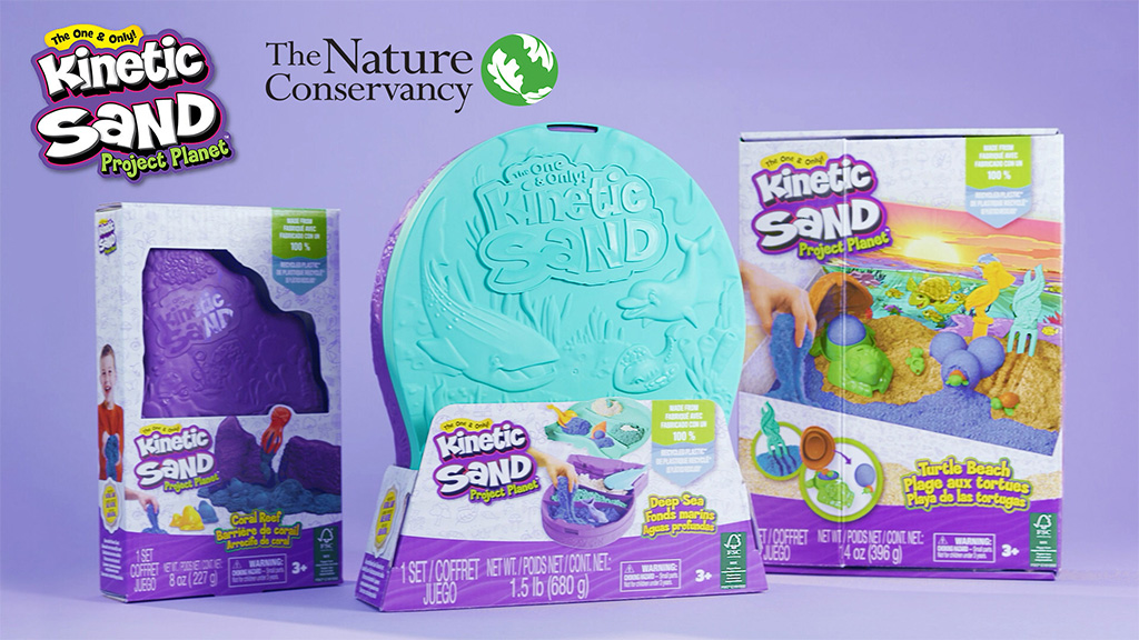 Salva el océano con un grano de arena con la colección Project Planet de Spin Master Kinetic Sand