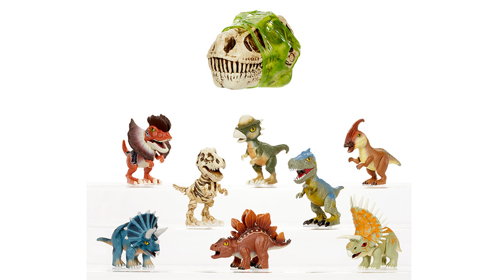 ¡Los niños pueden babearse las manos con el nuevo juego GrossMos! Dino de MGA Entertainment!