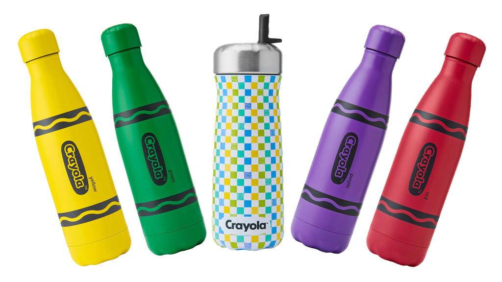 Las nuevas botellas de agua Crayola de Swell ofrecen diversión colorida a los niños