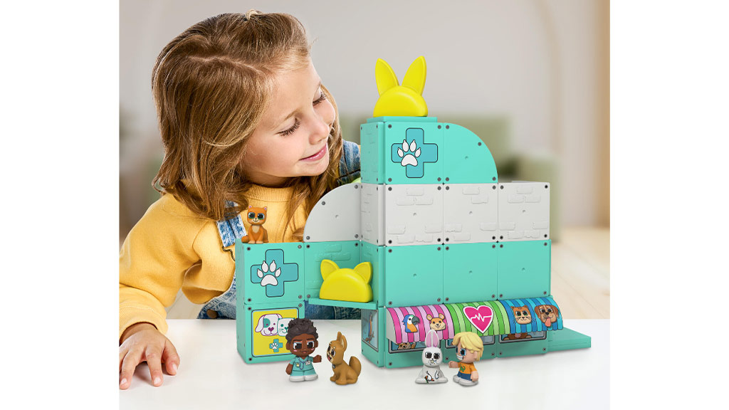 Moose Toys presenta los sets de construcción magnéticos de Tile Town
