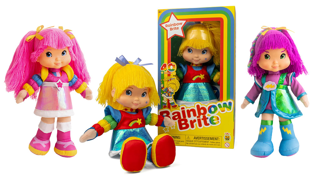 Añade color al juego con las muñecas de Strawberry Shortcake y el Caballero Arcoíris