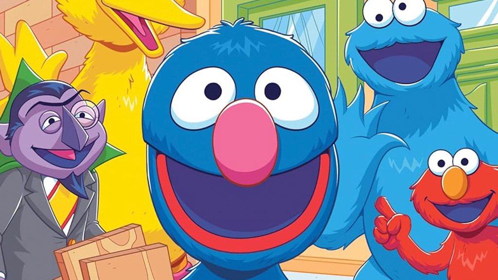 Abre el cómic de Sesame Street con la historia "Grover da una mano"