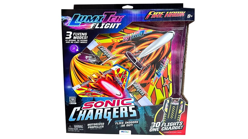 Presentación de juguetes: WeCool Sonic Chargers Fire Hawk