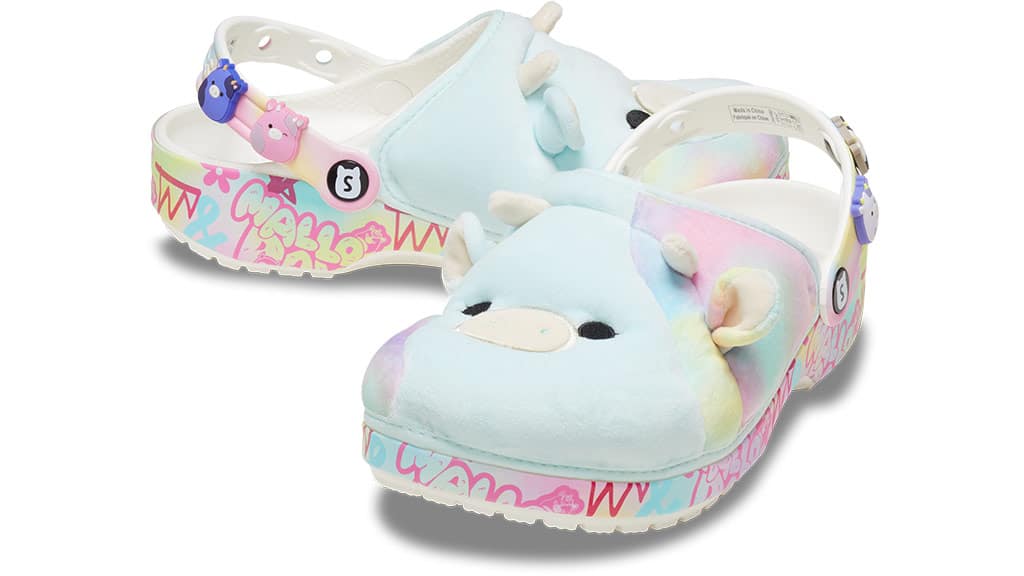 Los Crocs de Squishmallows son especialmente cómodos