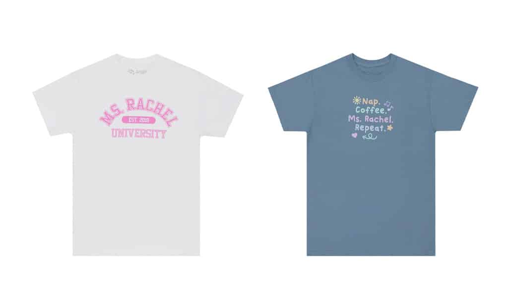Viste a tu hijo con ropa temática de Ms. Rachel