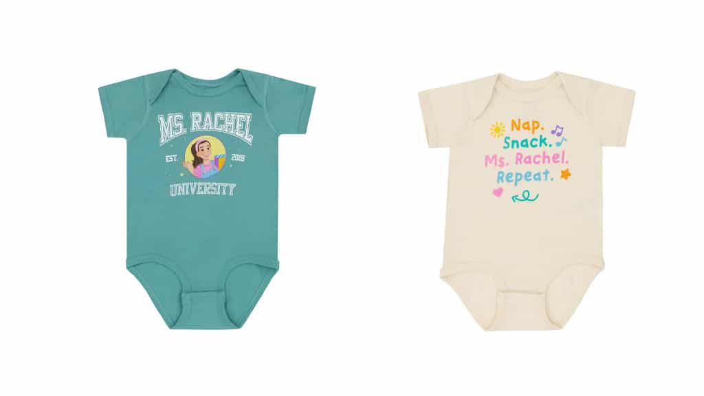 Viste a tu hijo con ropa temática de Ms. Rachel