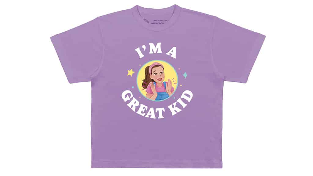 Viste a tu hijo con ropa temática de Ms. Rachel