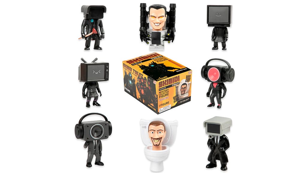 Descubre las sorpresas de Skibidi Toilet de la nueva colección de Bonkers Toys
