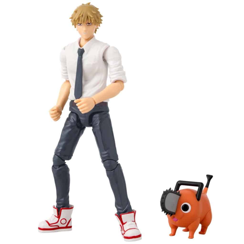 Presentación de juguetes: Bandai Namco Juegos y figuras coleccionables Héroes de Anime: Chainsaw Man - Denji y Pochita