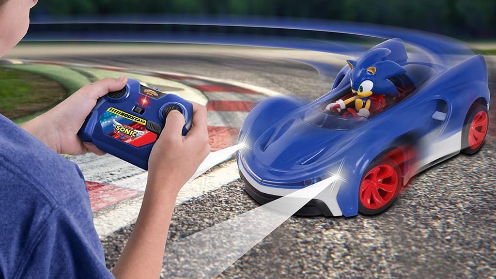 Presentación de juguetes: NKOK Team Sonic Racing R/C Turbo Boost coche teledirigido
