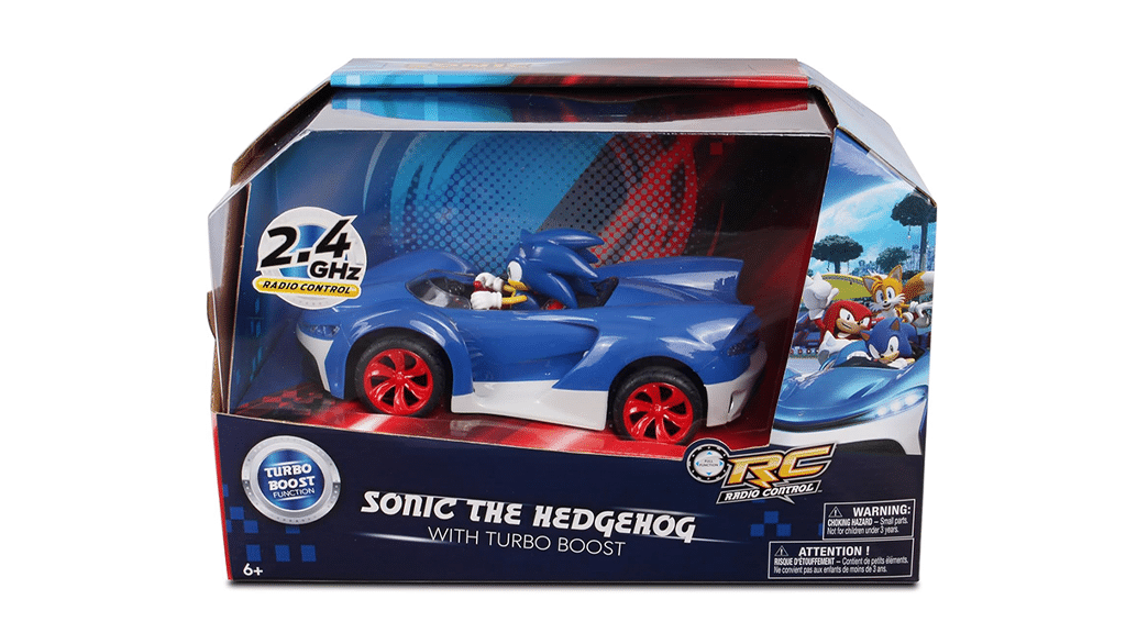Presentación de juguetes: NKOK Team Sonic Racing R/C Turbo Boost coche teledirigido