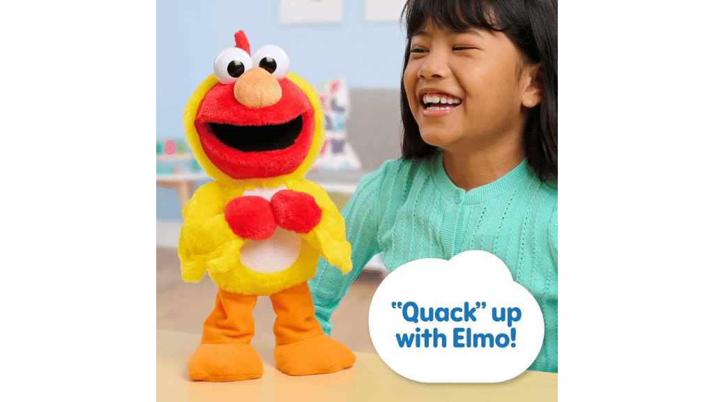Presentación de juguetes: Sesame Street Elmo el pollo bailarín figura de peluche interactiva