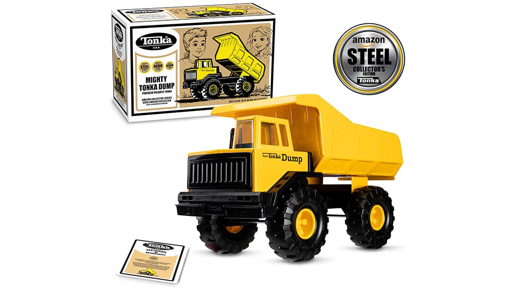 Presentación de juguetes: Basic Fun! Tonka Retro Mighty Dump Truck – Edición de coleccionista