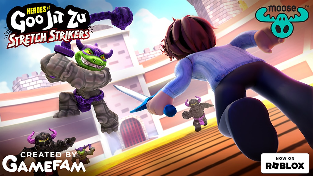 Gamefam y Moose Toys presentan la experiencia Goo Jit Zu Roblox