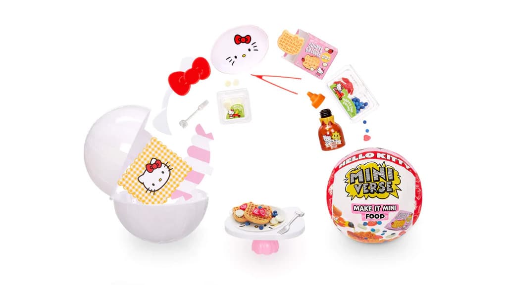 Crea réplicas de temática Sanrio con la serie Hello Kitty de MGA Miniverse