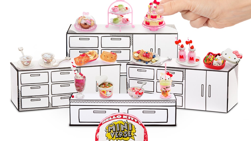 Crea réplicas de temática Sanrio con la serie Hello Kitty de MGA Miniverse