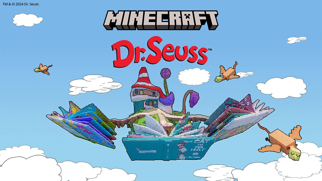 ¡Puedes llegar a lugares emocionantes en el nuevo DLC de Dr. Seuss Minecraft!