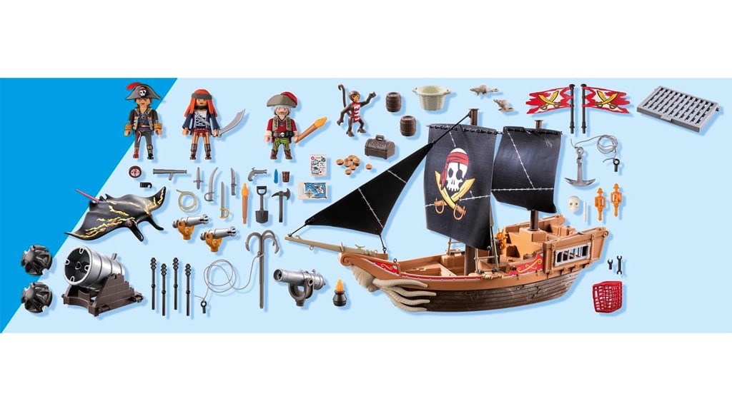 Presentación de juguetes: Playmobil gran barco pirata