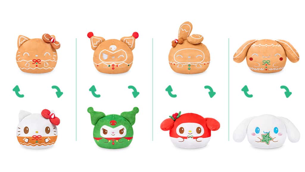 TeeTurtle aumenta el factor de ternura con los nuevos peluches de Godzilla y Sanrio para las fiestas