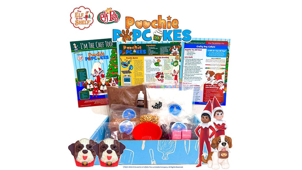 ¡Dulces delicias festivas con el Elfo en la repisa con juegos de hornear!