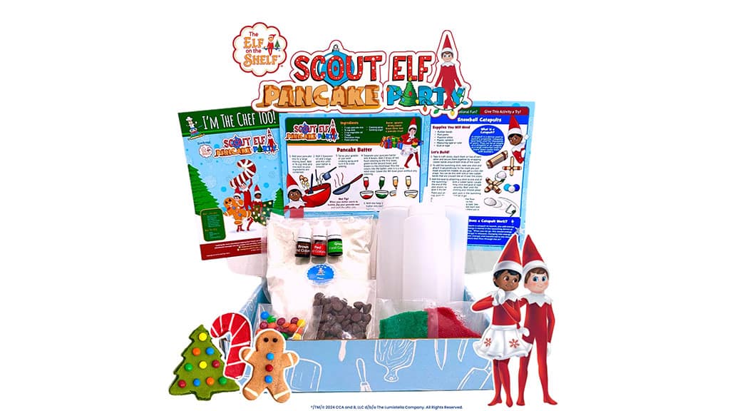 ¡Dulces delicias festivas con el Elfo en la repisa con juegos de hornear!