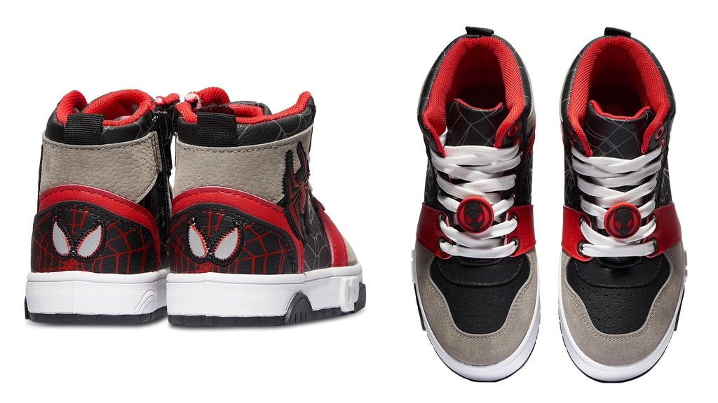 Los niños pueden presumir con los nuevos zapatos de Miles Morales, Spider-Man