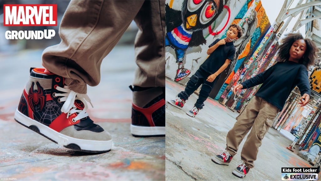 Los niños pueden presumir con los nuevos zapatos de Miles Morales, Spider-Man