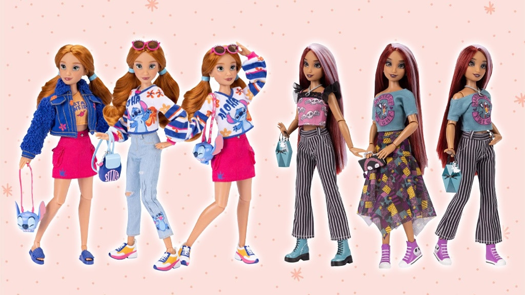 JAKKS Pacific Disney ily 4EVER muñecas de moda — Stitch, Jack y Sally