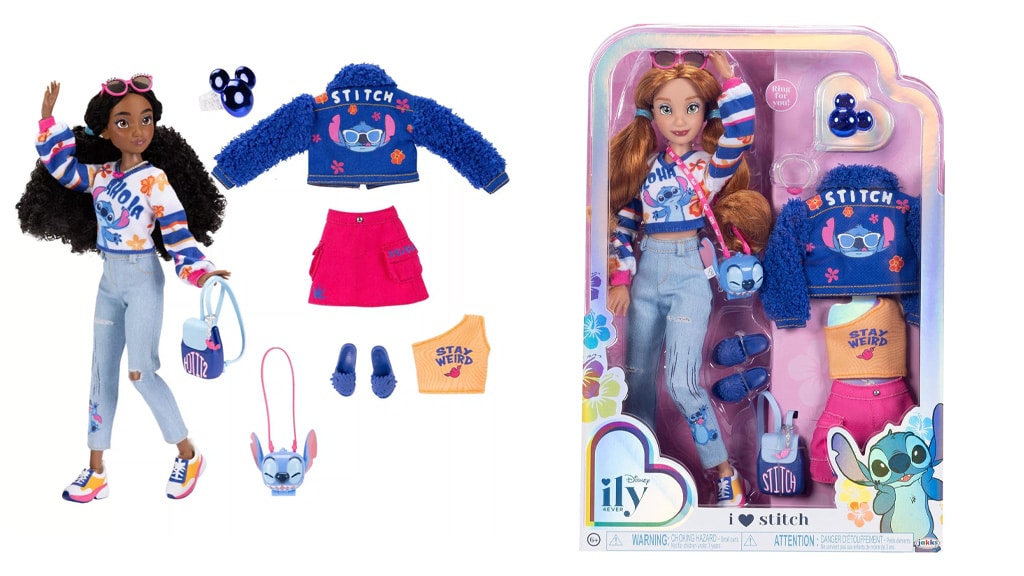JAKKS Pacific Disney ily 4EVER muñecas de moda — Stitch, Jack y Sally