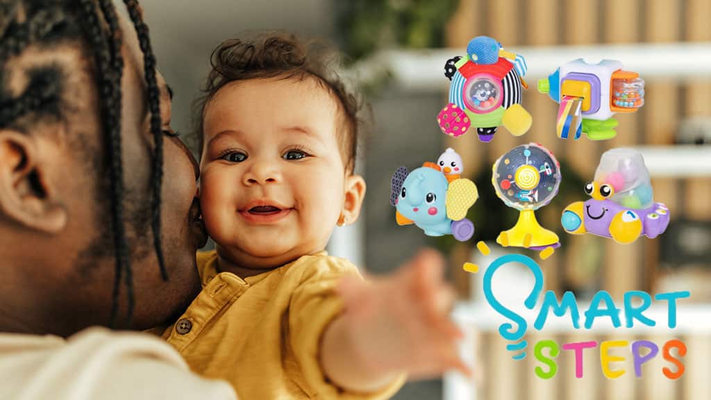 Ayuda al bebé a aprender con juegos táctiles: Alpha Toys presenta la línea de productos Smart Steps.