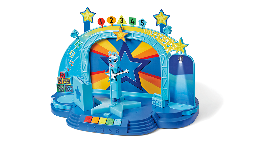 hand2mind Numberblocks Cinco Estrella de la Música Escenario