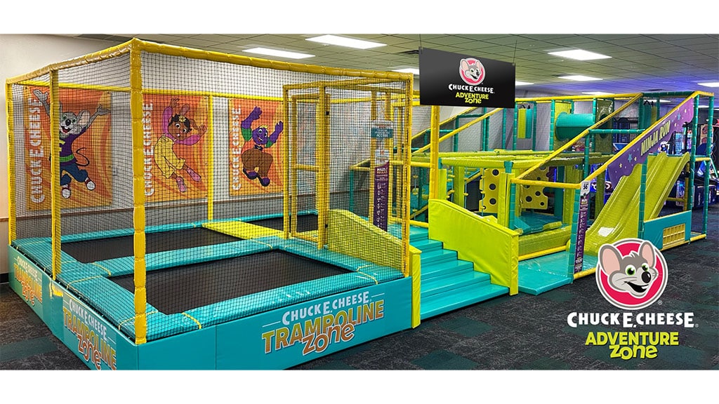 Los niños estarán encantados con las nuevas zonas de aventura de Chuck E. Cheese