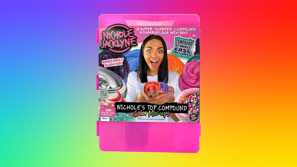 WeCool Toys Nichole Jacklyne Top Slimes kit de mezclador de colores