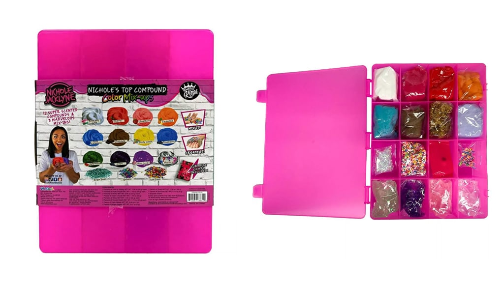 WeCool Toys Nichole Jacklyne Top Slimes kit de mezclador de colores