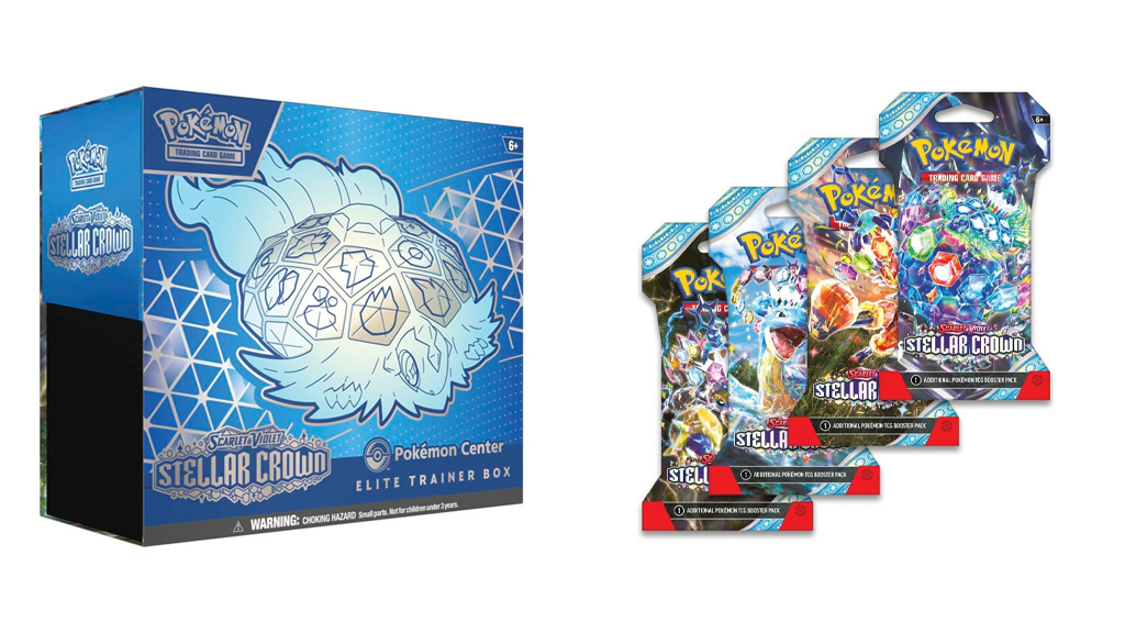 Pokémon TCG: Escarlata y Púrpura — Caja de Entrenador Élite Stellar Crown