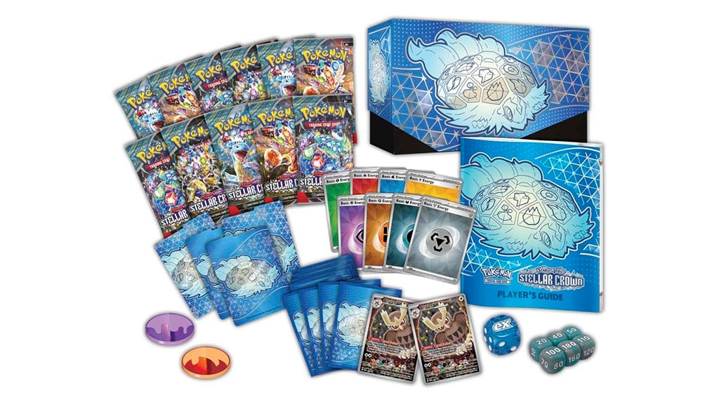 Pokémon TCG: Escarlata y Púrpura — Caja de Entrenador Élite Stellar Crown
