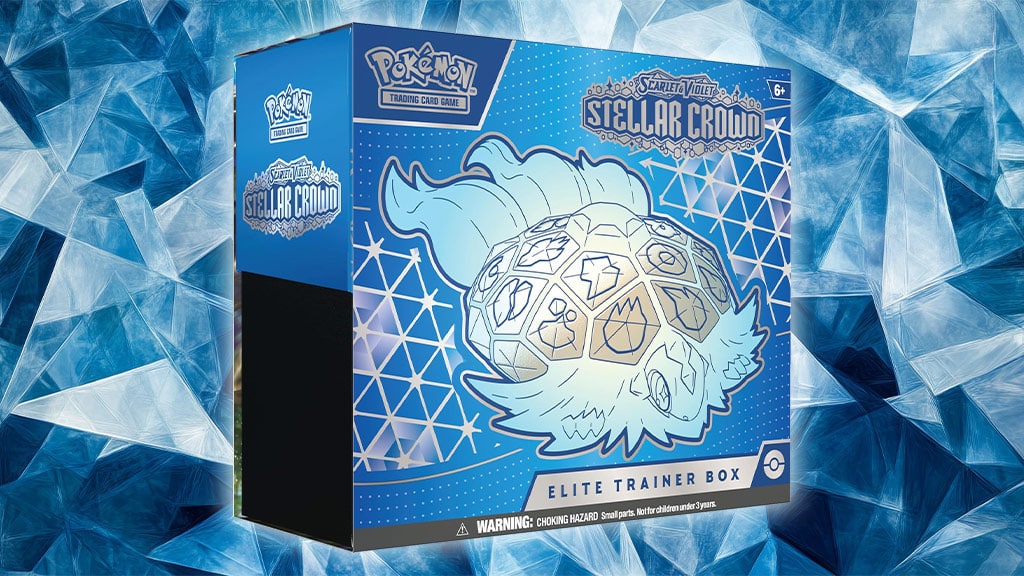 Pokémon TCG: Escarlata y Púrpura — Caja de Entrenador Élite Stellar Crown